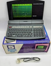 Vintage Radio Shack Electronic Rolodex 128k  Memory  Desktop Organizer #EC-348
