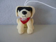 2024 Raising Cane’s Mini Plush Mascot Dog Sunglasses Red Bandanna 3”