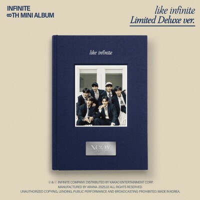 INFINITE [LIKE INFINITE] 8th Mini Album LIMITED DELUXE Ver./CD+Photo Book+8 Card