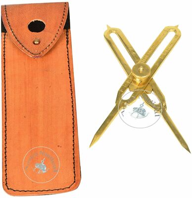 6''Brass Proportional Nautical Divider W Cover HANDMADE DESIGNER OFFER BEST GIFTS
