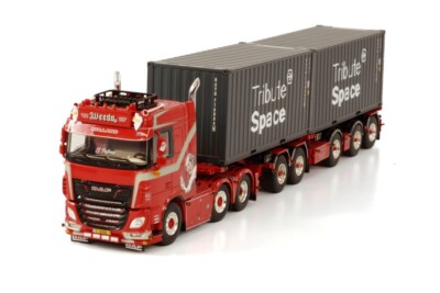 WSI 01-3628 DAF Weeda With Container Trailer No Tekno