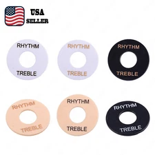 2 PCS Switch Plate Rhythm Treble Pickup Selector Toggle Ring For Les Paul SG