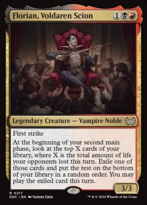 *MtG: 2x FLORIAN, VOLDAREN SCION - Commander: Duskmourn Rare magicman-europe*