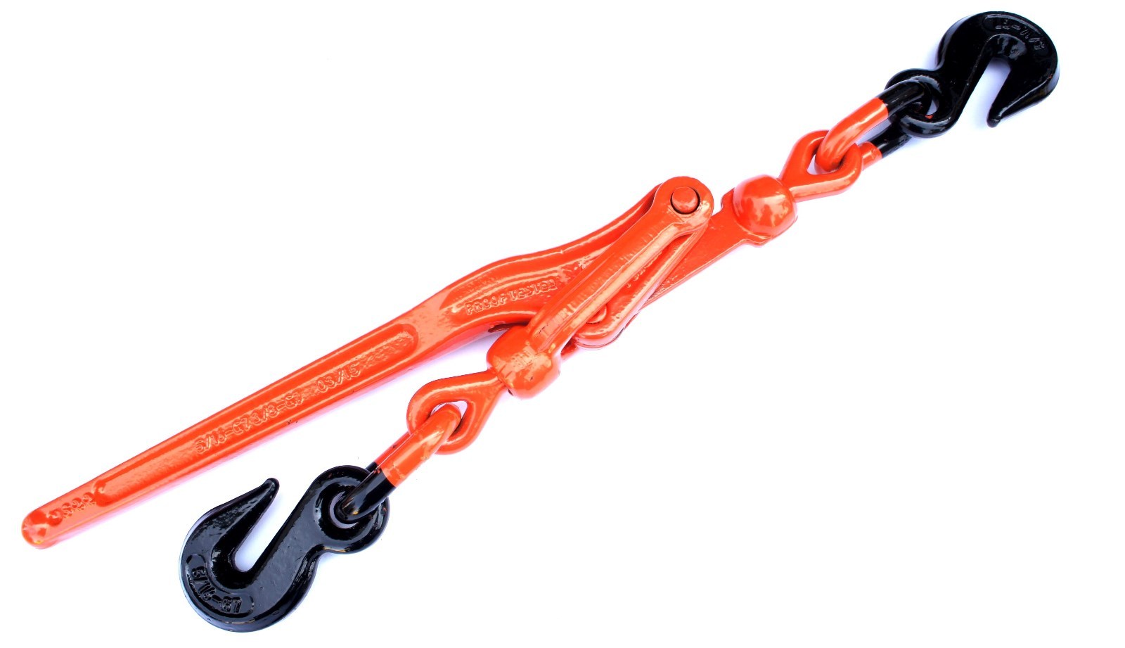 3/8 Chain & Binder Combo Transport Tie Down Chains Flatbed Truck