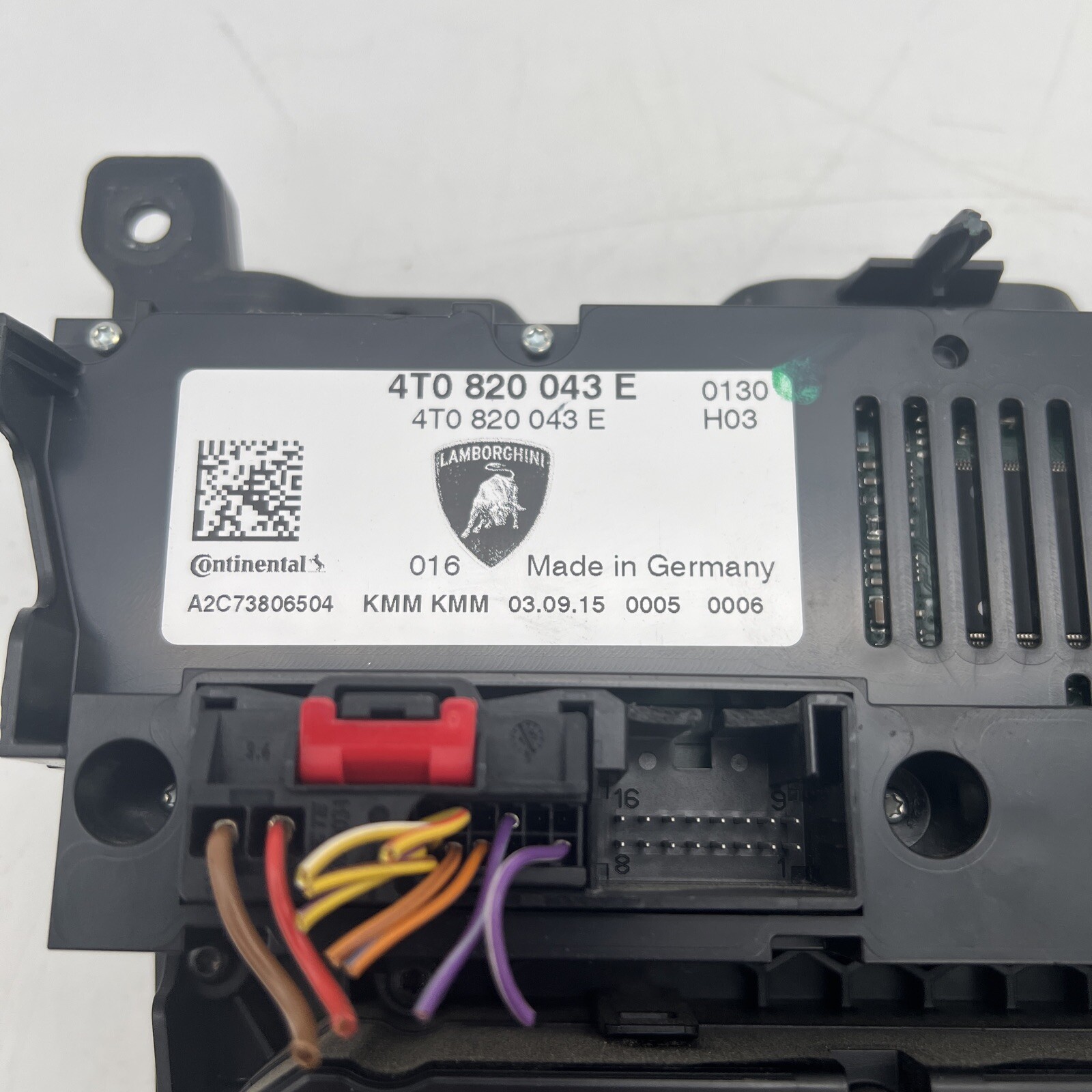 2015-2019 Lamborghini Huracan Climate Control Navigation Radio & And Start Stop 