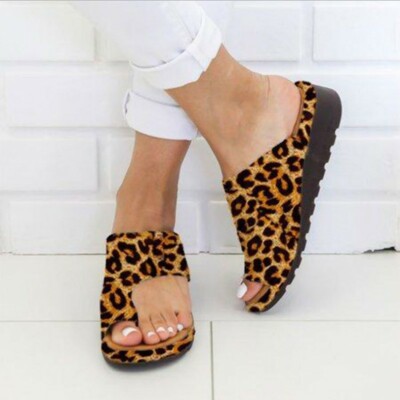 New Women Comfy Platform Sandal Shoes  Peep Toe Correction Toe 35-43