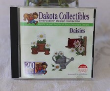 Dakota Collectibles Embroidery Design Collection: Daisies Flowers