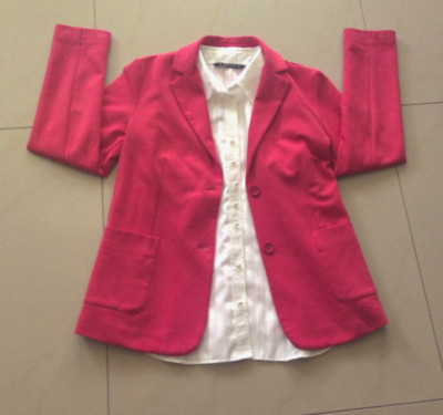 Weekend Max Mara Blazer Sweatblazer Jacke Gr.S M Tailliert Business Koralle