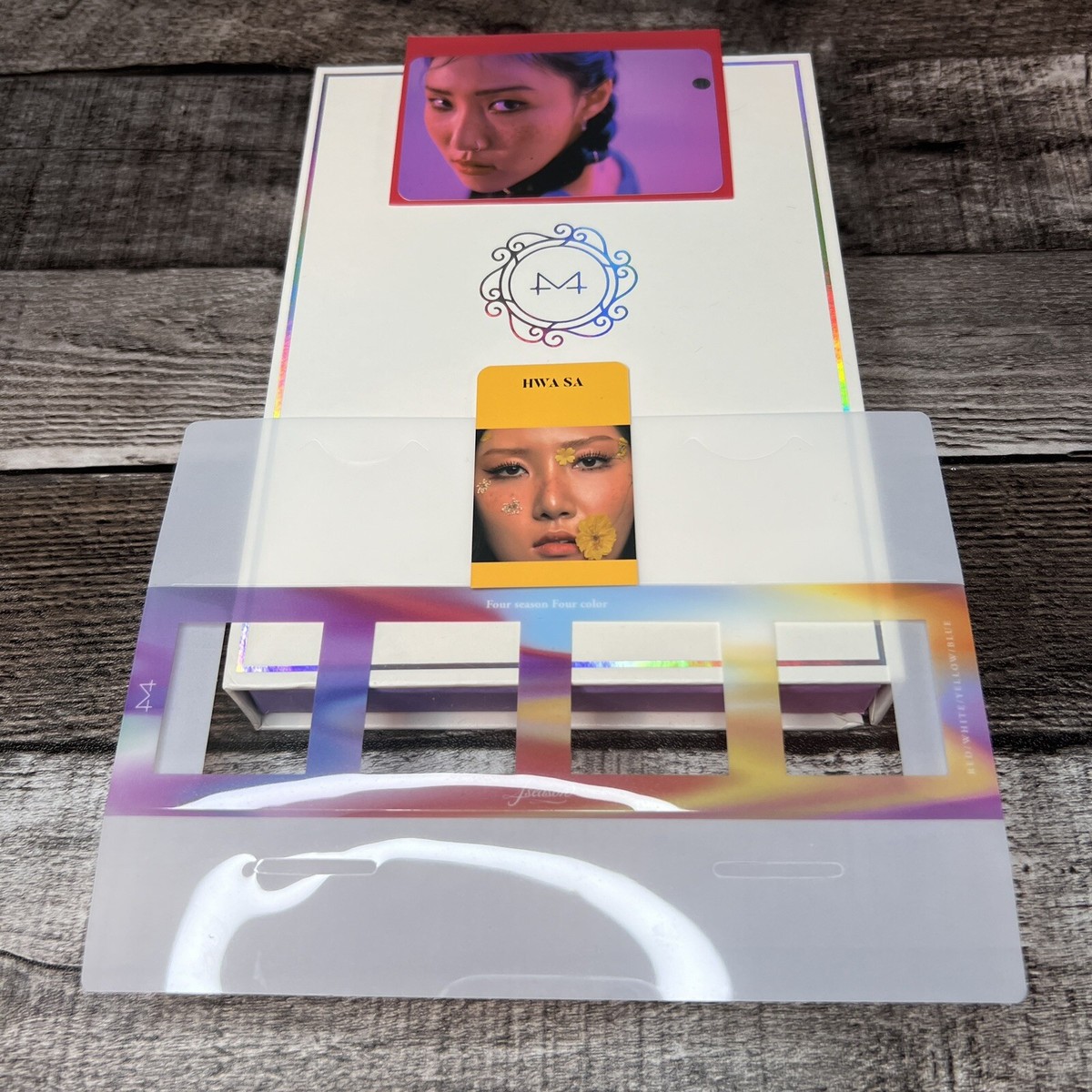 MAMAMOO White Wind album with Hwasa photocard & HWASA special card