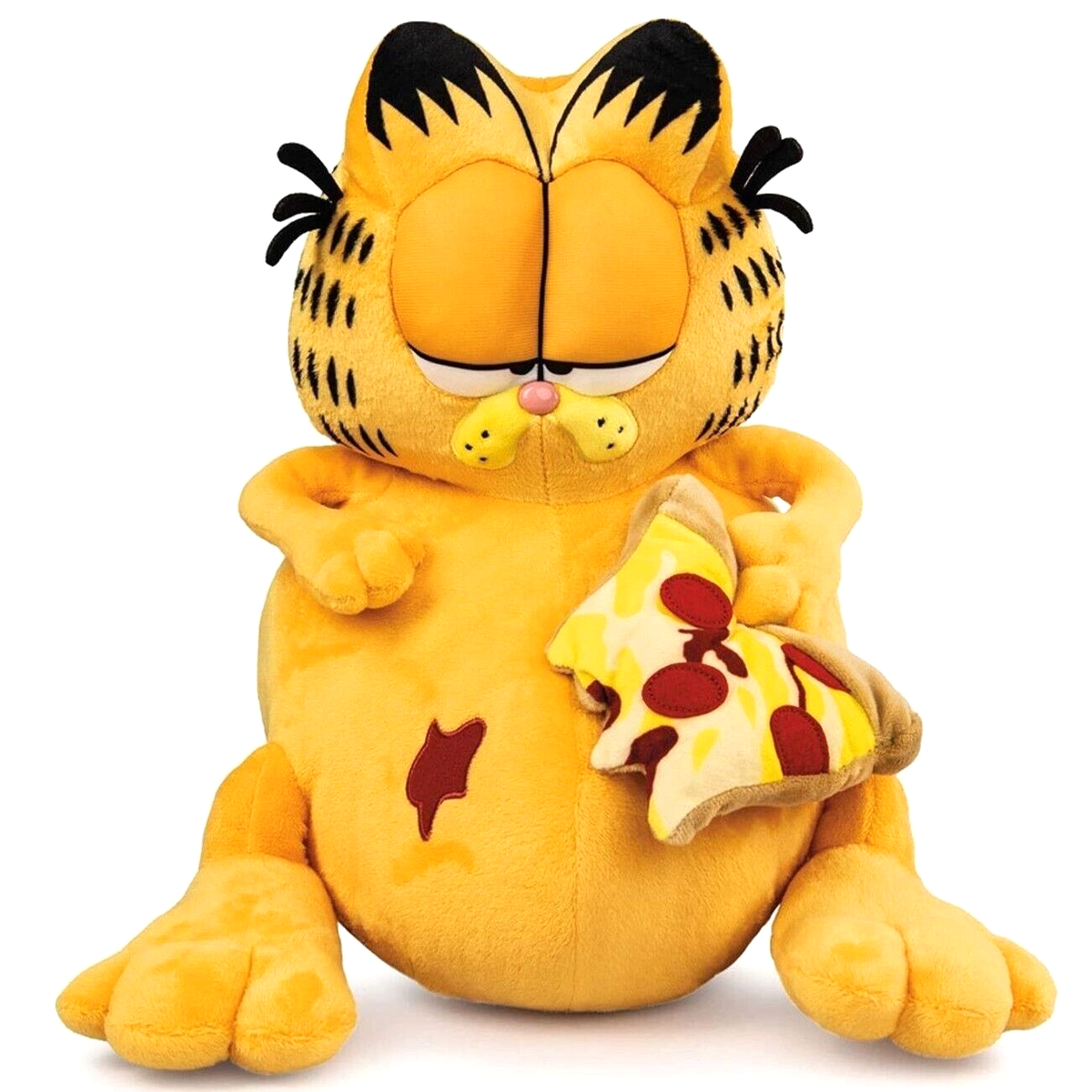 ✤ New GARFIELD Soft Stuffed Plush Toy OVERSTUFFED CAT EATING