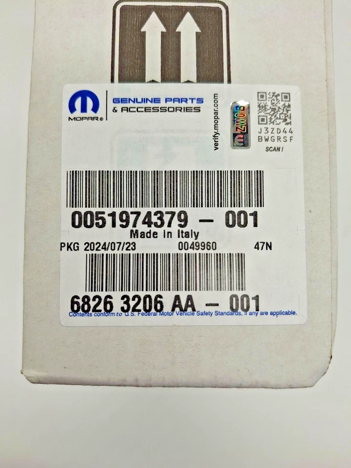 UNIDAD DE CONTROL DE BATERÍA 15-20 RAM PROMASTER CITY OEM NUEVO MOPAR 68263206AA Foto 2 de 2