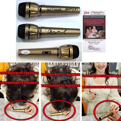 Abigail Morris signed THE LAST DINNER PARTY Microphone PROOF Nothing Matters JSA