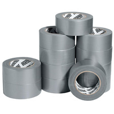 Duct Tape Heavy Duty Waterproof - 30 Yards X 2 Inch - 12 Roll Pack Silver Duct T