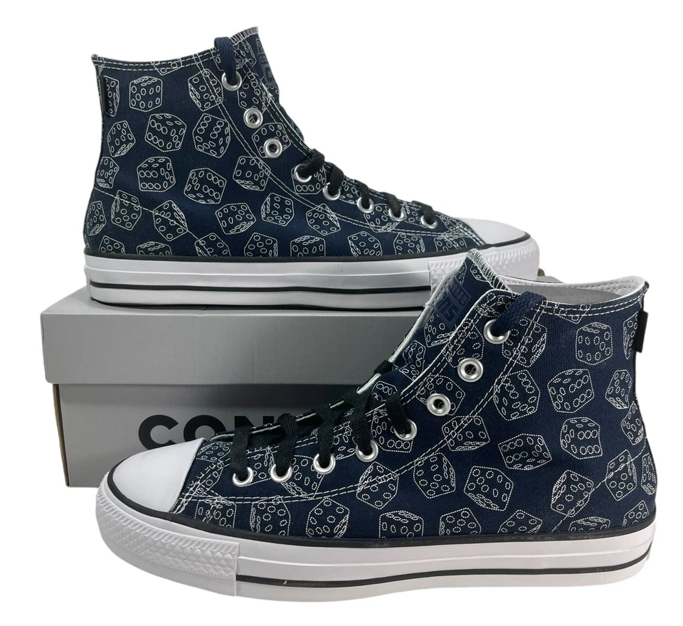 Zapatilla deportiva Converse Chuck Taylor All Star CTAS Pro Hi Dice Craps A03222C para hombre 9,5 Foto 2 de 4