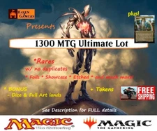 1300 MTG Instant Ultimate Lot /200 RARES w/NO duplicates +FOILs +Tokens & MORE!