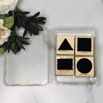 Stampin  Up!  Little Shapes  Rubber Stamp Set
