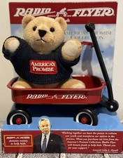 Radio Flyer Little Red Wagon Mode - America's Promise with BEAR New In Box