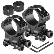 2Pcs Precision Dovetail Scope Rings 25.4mm/30 mm Adjustable Height Scope Mount