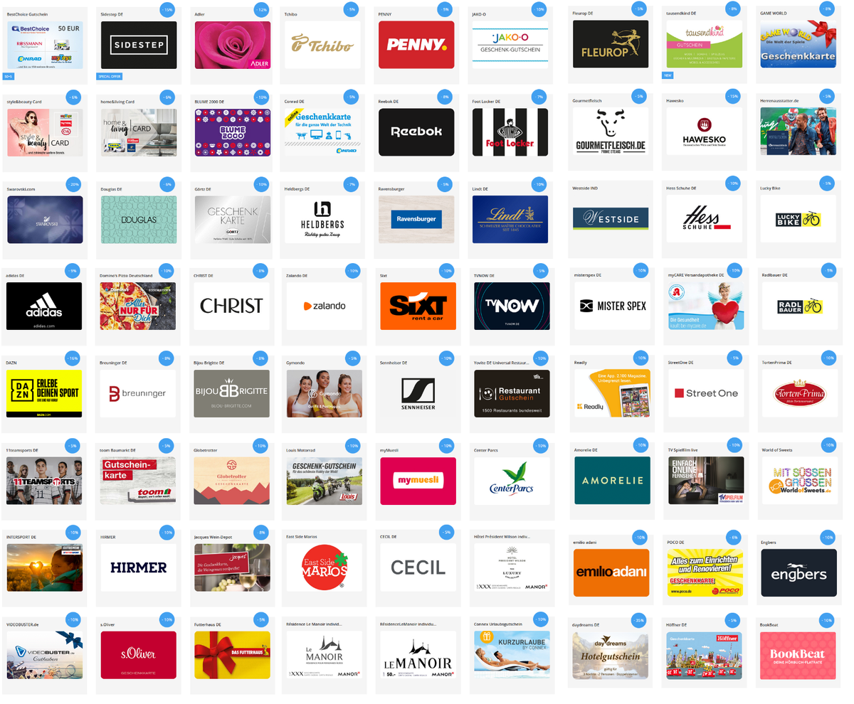 Gutscheine mit bis zu 20% Rabatt Rossmann Adidas Douglas