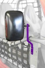 Fits Jeep Wrangler LJ TJ Sinbad Purple Mirror with Arms Made in USA J0043526
