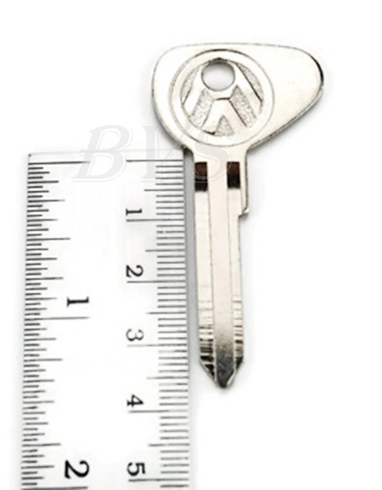 2x VW BLANK KEYS For VOLKSWAGEN BEETLE & KARMANN GHIA 1966 -1970 VINTAGE - Image 2 of 3