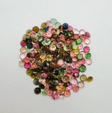 Natural Sapphire 5 mm 30 Pcs Round Cut Mix Color Certified Loose Gemstone Lot