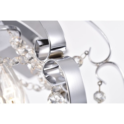 Dazy 48 Inch Chrome Finish Glam Ceiling Fan with Remote - Picture 13 of 15