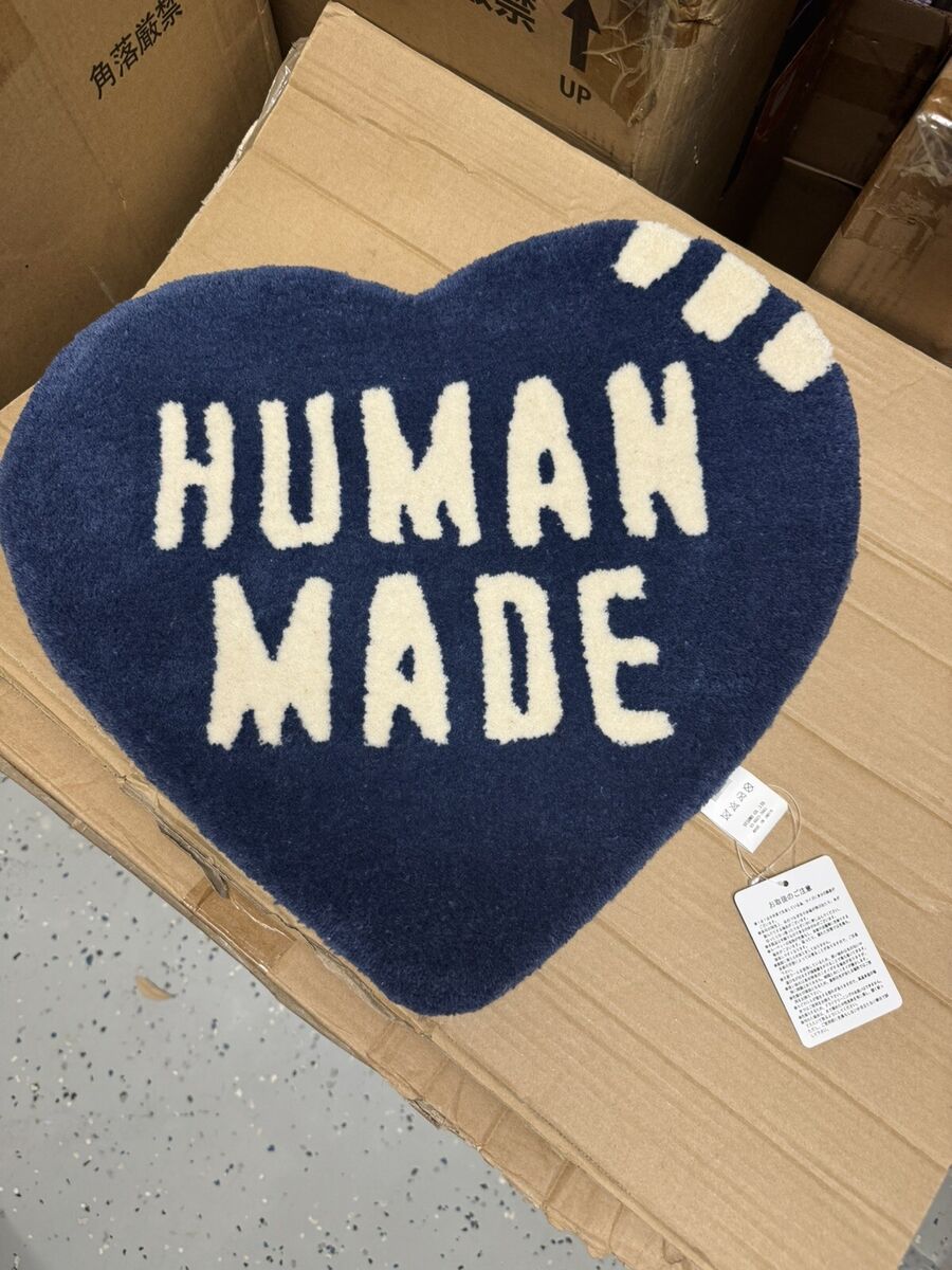Human Made Heart Rug Small Blue | eBay Human Made Heart Rug Small Blue | eBay