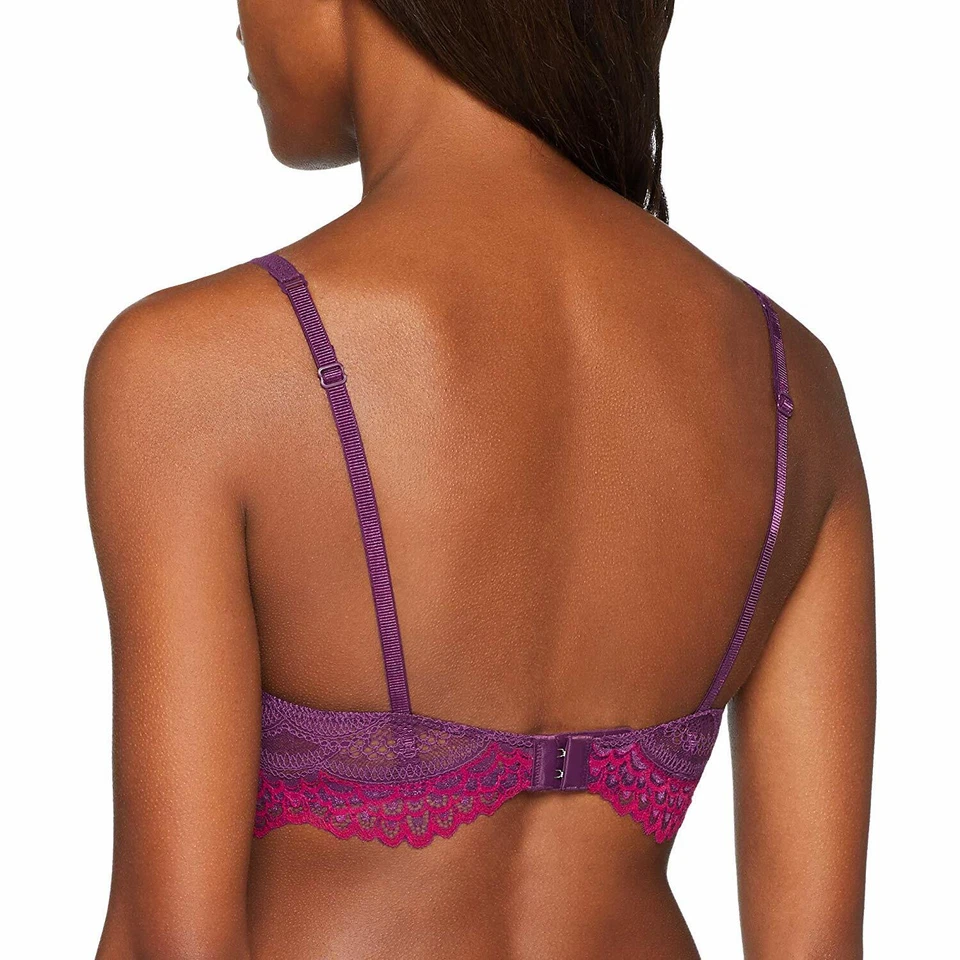 Sutiã Triumph PLUM PURPLE Darling Spotlight sem fio, EUA/Reino Unido pequeno UE pequeno - Imagem 2 de 2