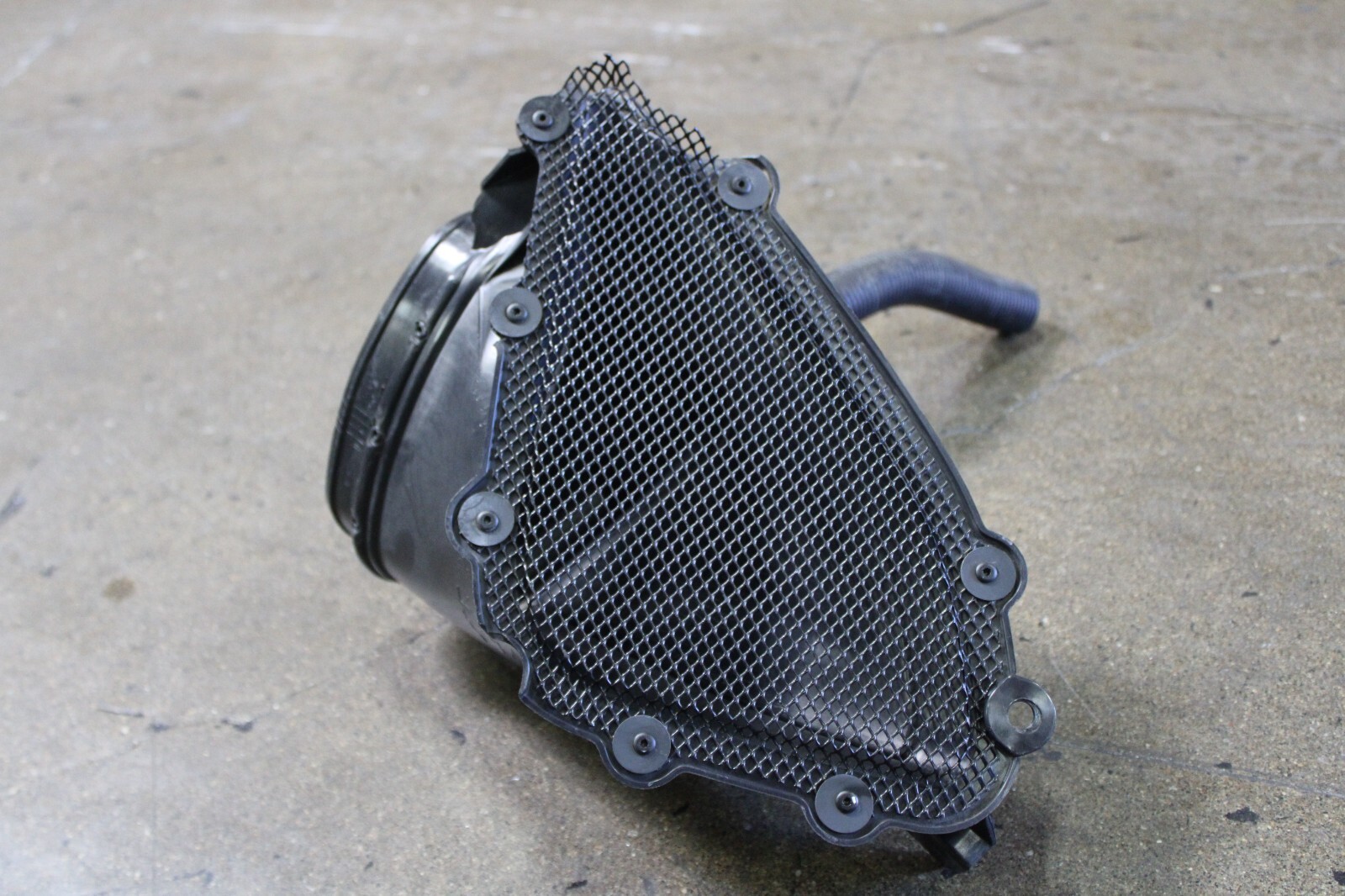 Ferrari F8 Tributo, LH, Left, Air Intake Duct, Bent Grille, Used, P/N 912592