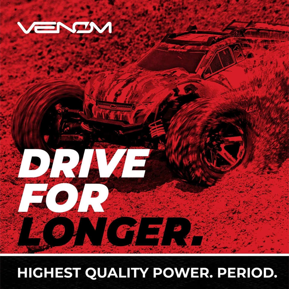 Venom Drive Series 50C 4S - 5000mAh 14.8V LiPo RC Battery, Lithium Polymer 4 ... - Image 3 of 4