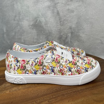 Blowfish Malibu Water Shoes Girls 2 White Colorful Floral Rubber Beach Ruby-K