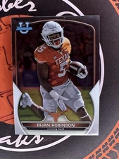 Bijan Robinson RC 2022 Bowman U Chrome Falcons Rookie Card Texas