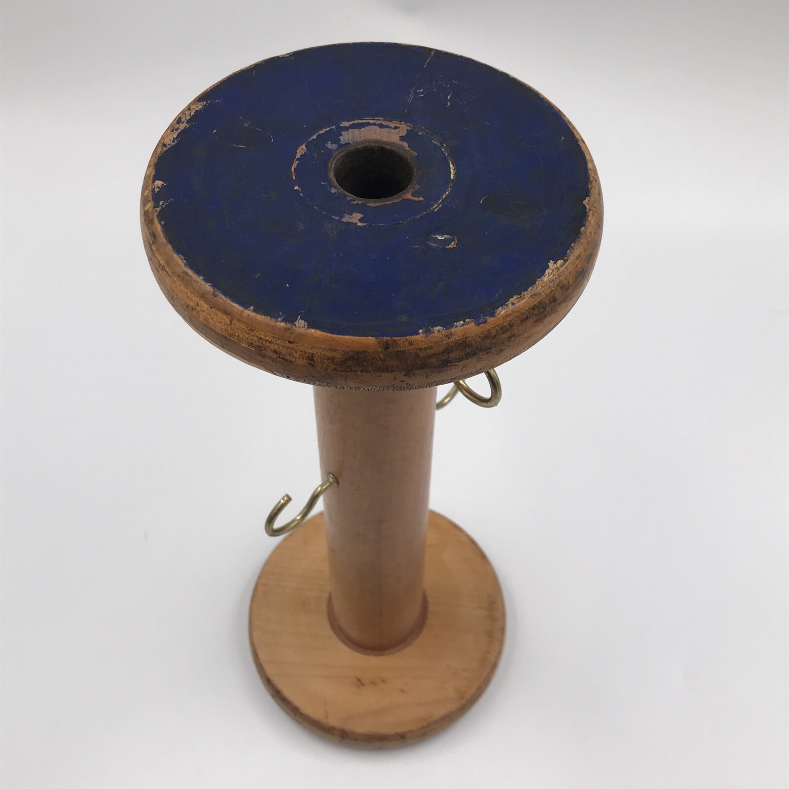 Vintage Coffee Mug Holder Stand UpCycled Yarn Spool Reel Jewelry