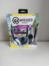 Wicked Audio Clutch On Ear Headphones Black / White