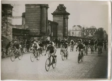 Dunlop Race Bike Silver Photo at Versailles circa 1930