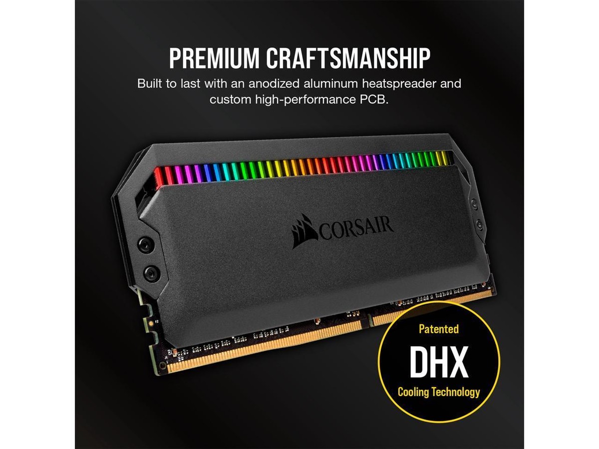 CORSAIR Dominator Platinum RGB 32GB (2 x 16GB) 288-Pin PC RAM DDR5