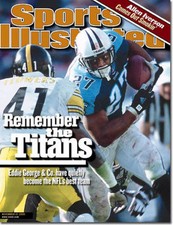 November 13, 2000 Eddie George Tennessee Titans Sports Illustrated NO LABEL