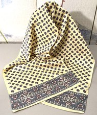 Glentex Made Italy Scarf Womens Vtg Rectangle EUC 59" x 13" Classic Paisley GIFT