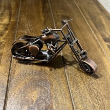 Nuts and Bolts Motorcycle Chopper Metal Art Handmade