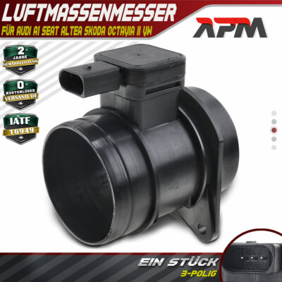 Luftmassenmesser für Audi A1 Seat Altea Leon Skoda Octavia II VW Beetle Golf VI