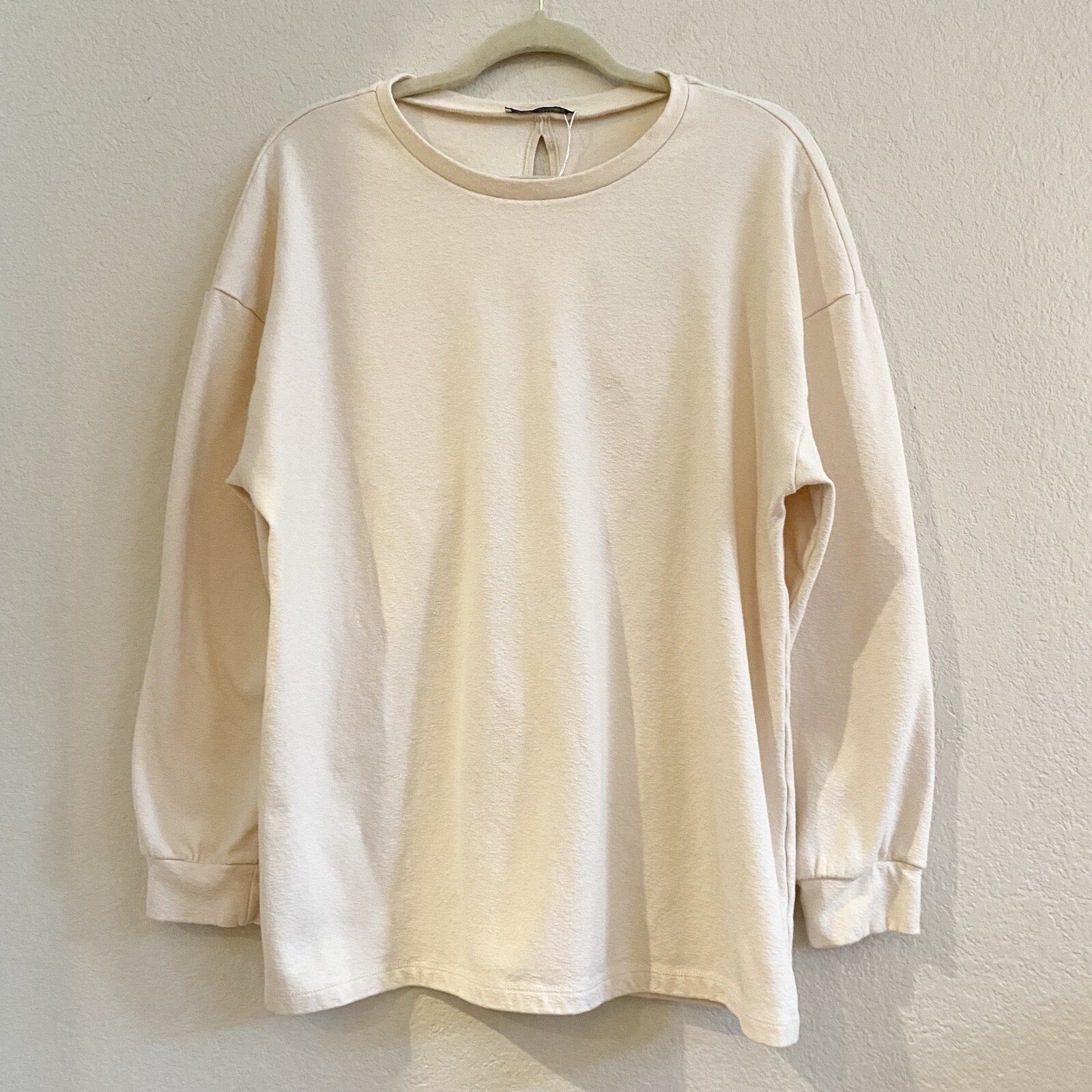 Zara Collection Basic Cream Sweater Twisted Back … - image 4