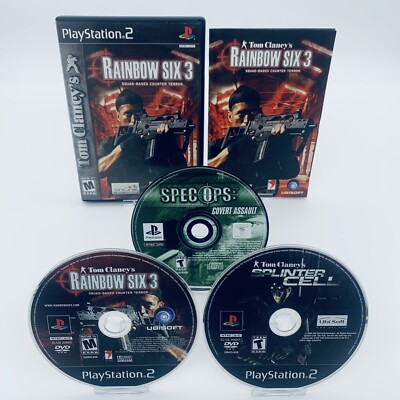 Tom clancy's rainbow six 3 crash bandicoot nitro kart demo 44 ps2 playstation 2
