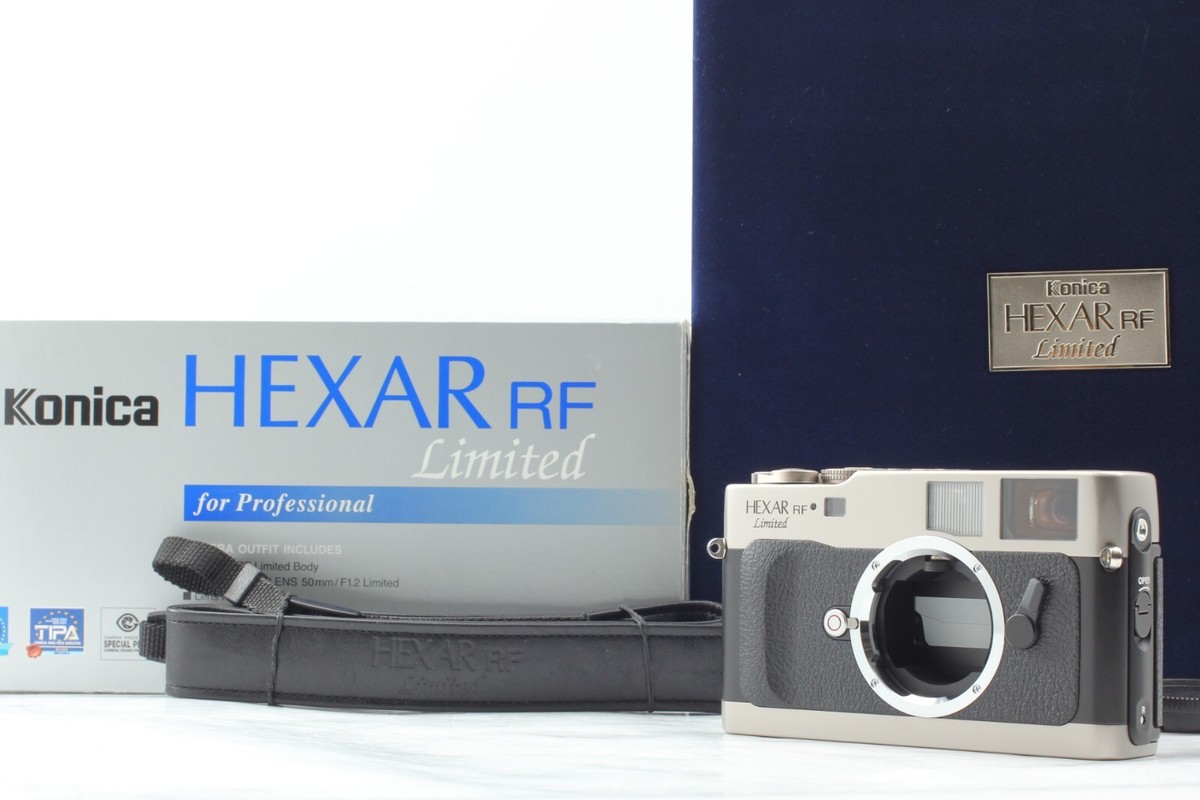 【未使用】Konica HEXAR RF Limited UNUSED in BOX】 Konica Hexar RF Limited Rangefinder Film Camera