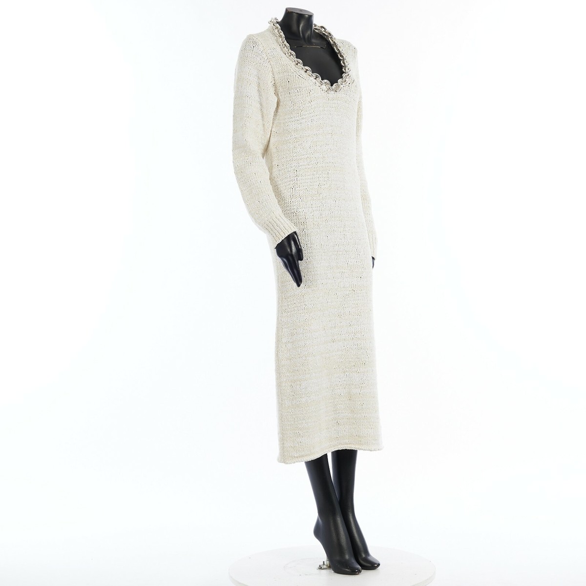 ワンピース BOTTEGA VENETA Crochet white dress Bottega Veneta Chevron Crochet Mini Dress | Neiman Marcus
