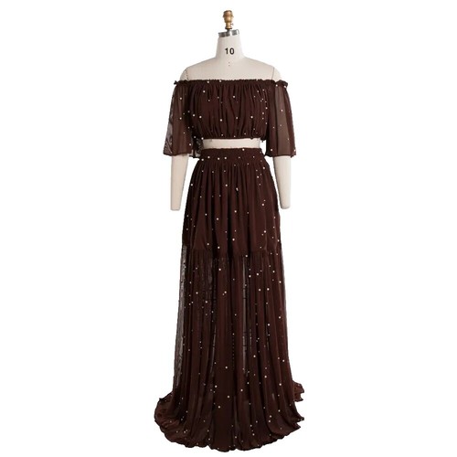 NA-KD Volume Sleeve Maxi Dress Size 36 Sheer Swiss Dot Cream Ethereal Party  NEW | eBay