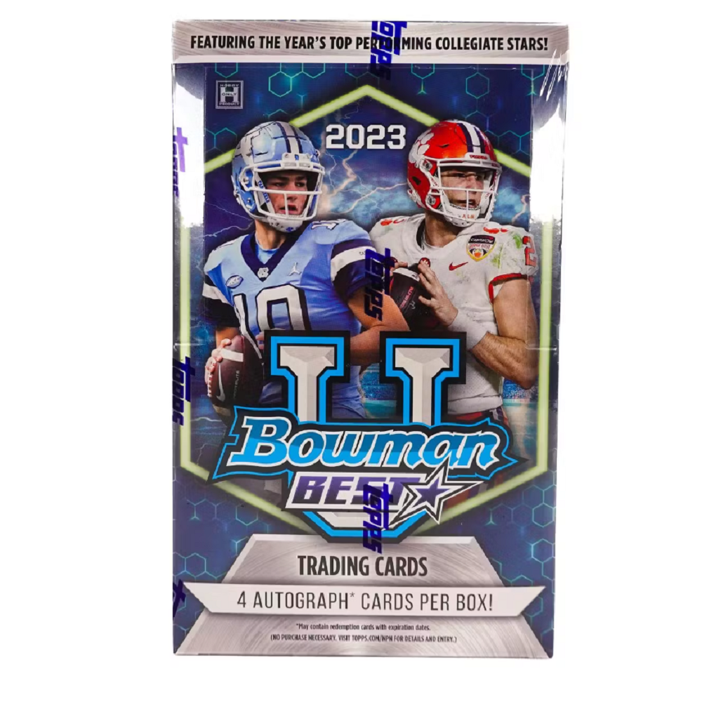 2023 Bowman University Best Football Hobby Box eBay