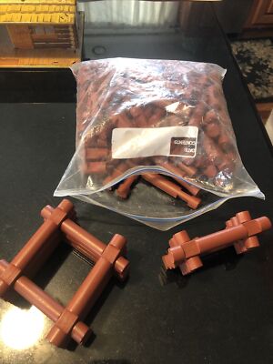 Large Lincoln Logs Lot  , logs only PLASTIC LOGS
