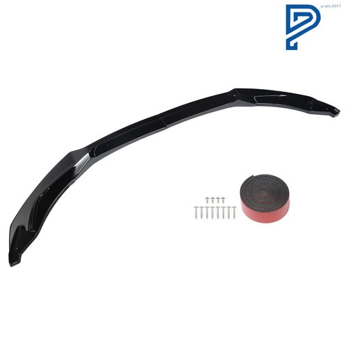 Front Bumper Lip Splitter CS Style Gloss Black For 2015-19 BMW F80 M3 F82 F83 M4 - Picture 6 of 9