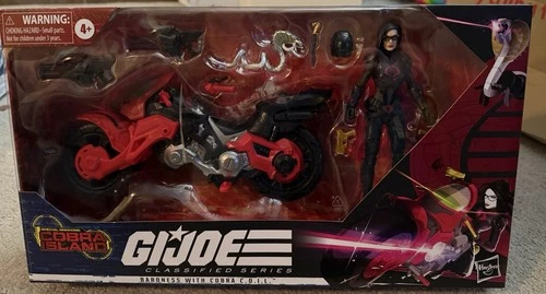 G.I. Joe Classified Series Baroness Figure with Cobra COIL #13 MIB